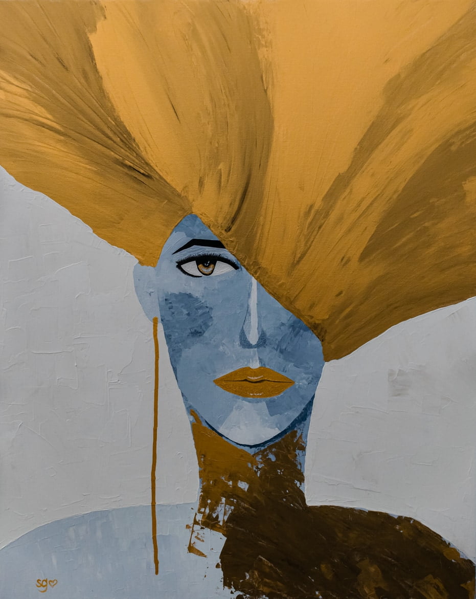 sherry-graham_woman-in-gold_30x24in