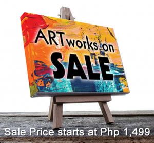 Artworks on Sale - price starts at Php1499