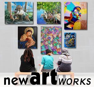 New artworks from new artists